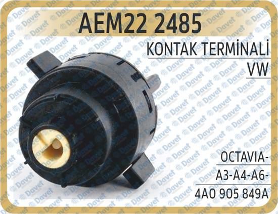 AEM 222485 Kontak Terminali Octavia - A3 - A4 - A6 -